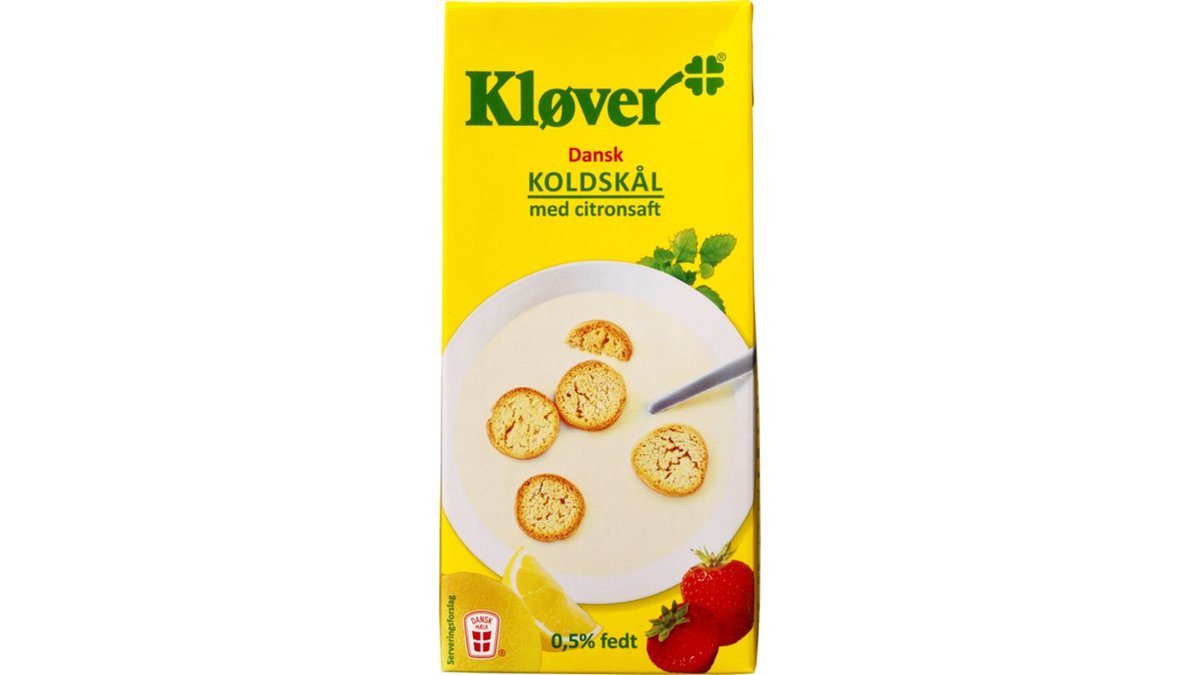 Koldskål m. citron 0,5%, Kløver