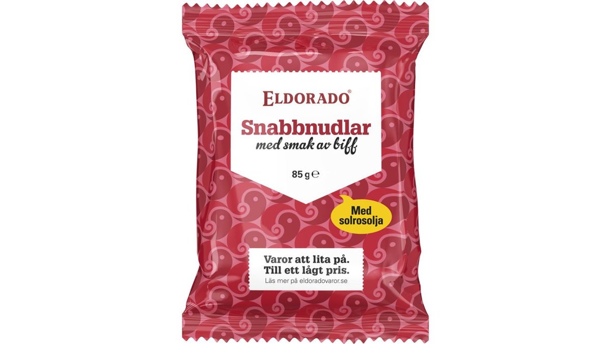 Eldorado Snabbnudlar Biff, 85 g