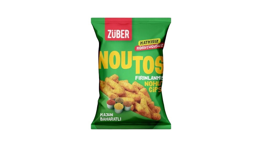 Züber Noutos Noxud Çipsi Kajun Ədviyyatlı 55q | Wolt Market Landmark | Wolt