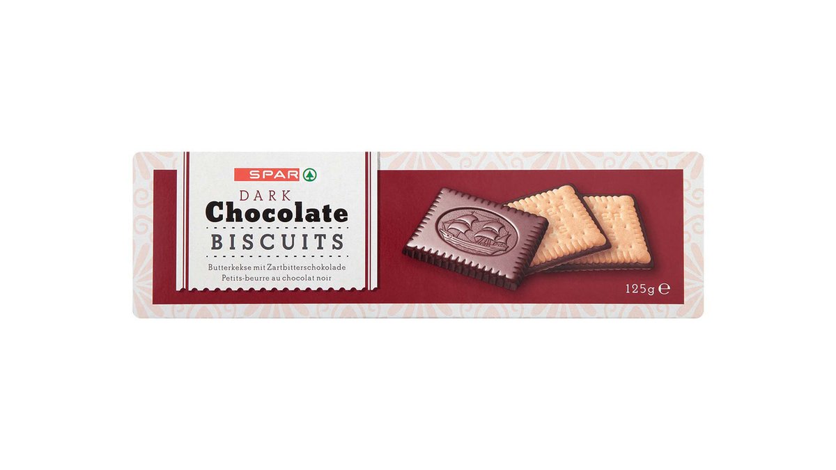 Spar Biskota Me Çokollade Të Zeze 125G