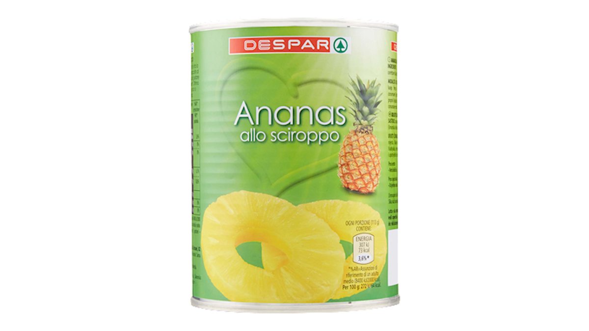 Despar Fruta Të Konservuara Ananas 567G