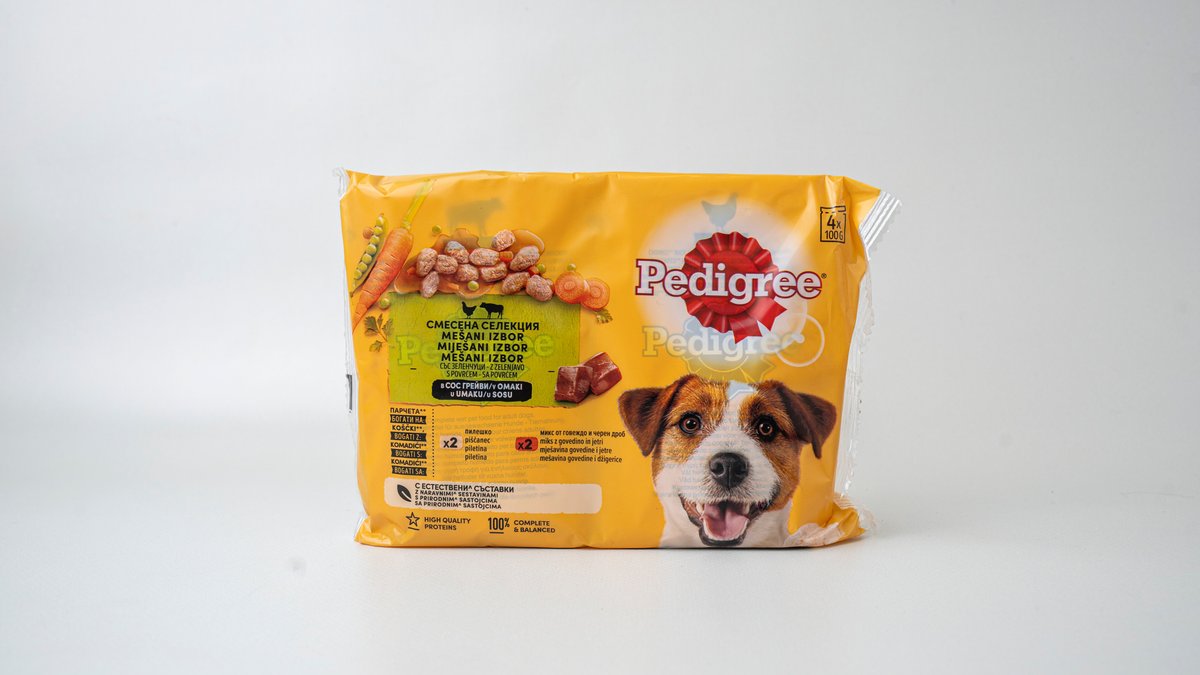 Pedigre Ushqim Qeni 4X100g