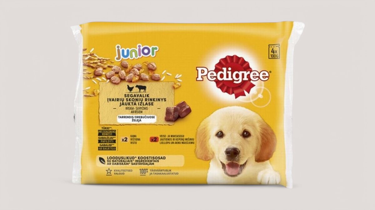 Pedigre Ushqim Qeni Junior 100g
