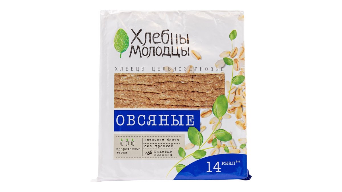 Хлебцы Хлебцы Молодцы овсяные 110 г