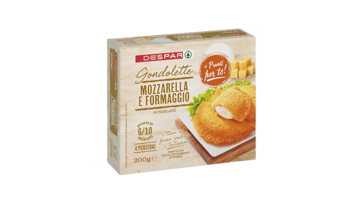Despar Gondolettë Mozarella/Djath 200G