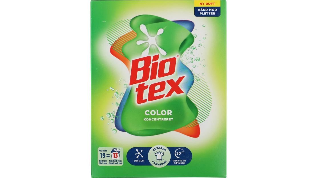 Vaskepulver color, Biotex
