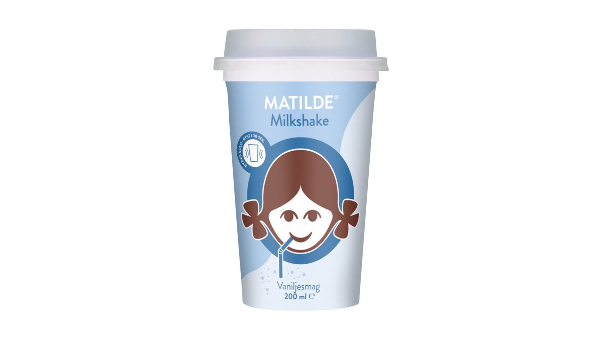 Milkshake m. vanilje 1,3%, Matilde