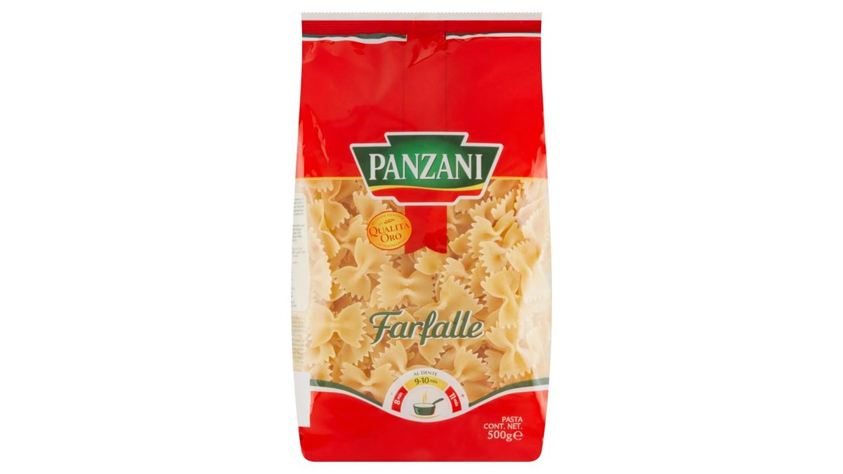Panzani Farfalle cestoviny semolinové sušené 500 g