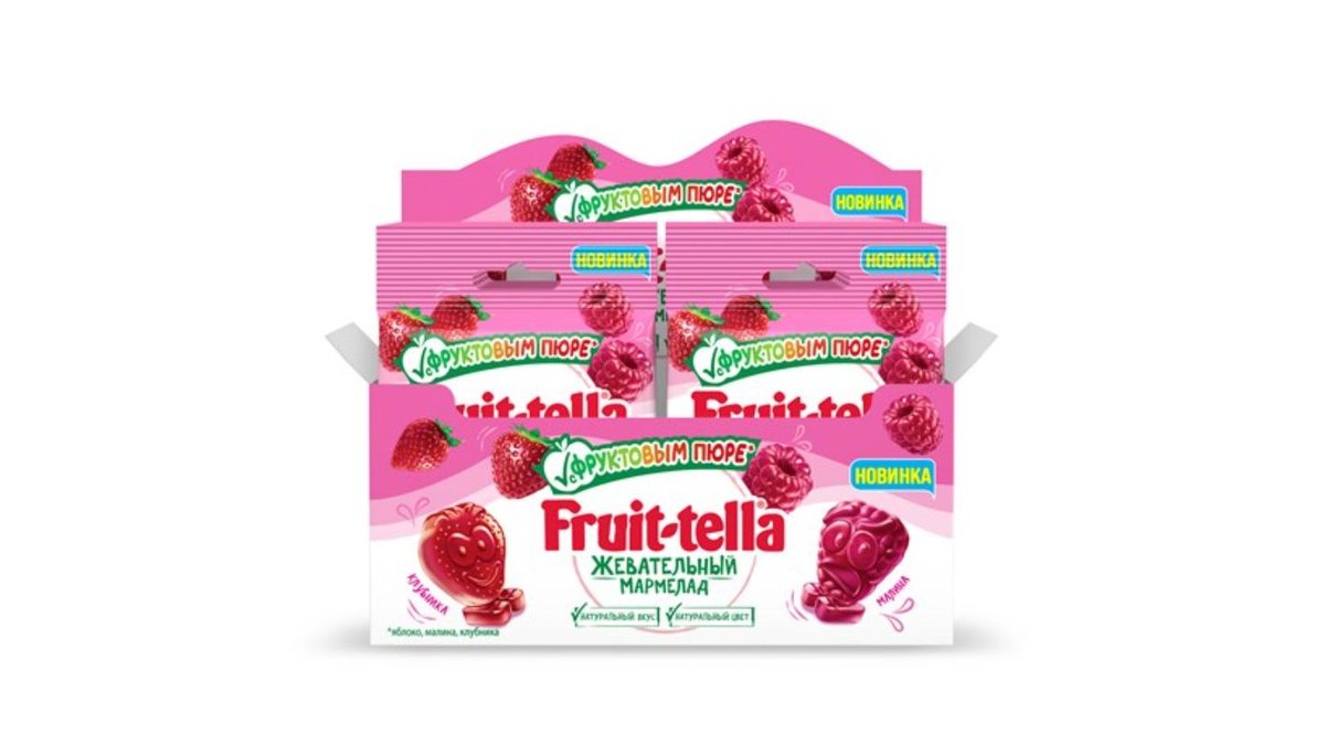 Мармелад Van Melle Fruittella Клубника-Малина 36 г