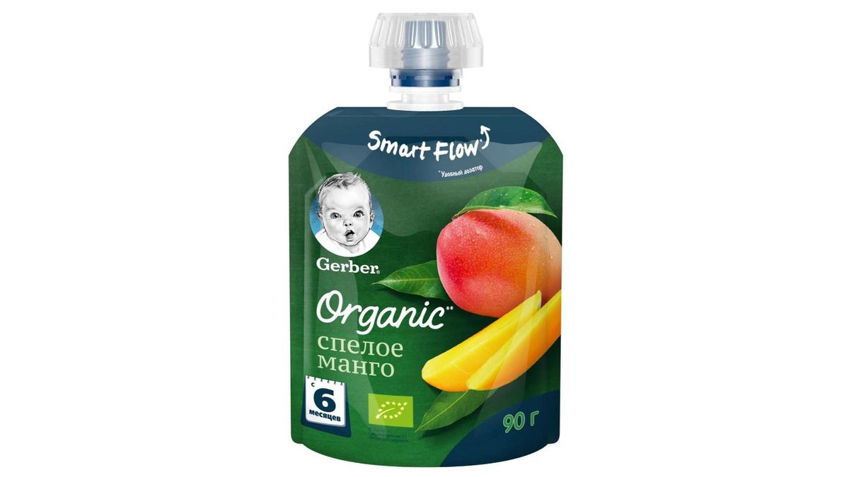Пюре Gerber спелое манго 90 г