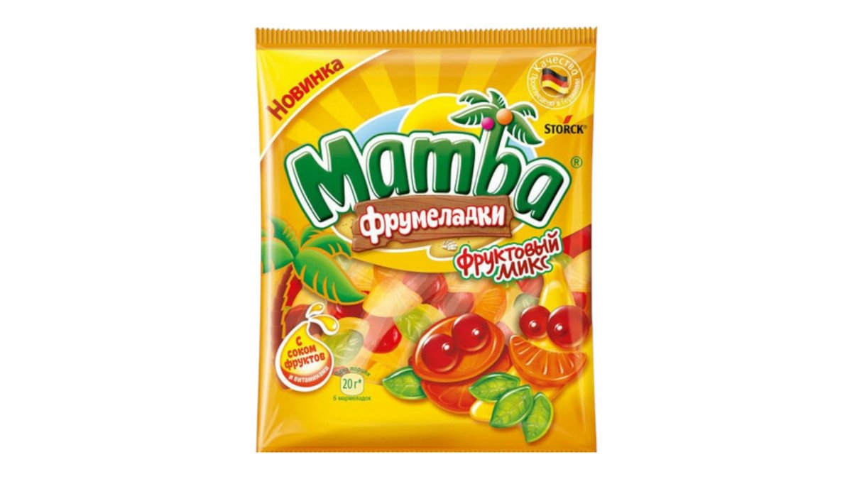 Мармелад Mamba Фрумеладки фруктовый микс 72 г