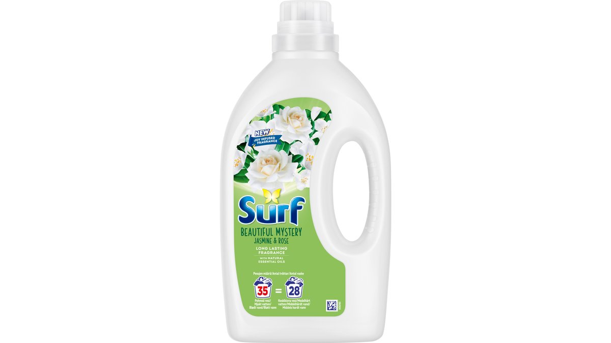 Surf Beautiful Mystery Pyykinpesuaine Kirjo- ja valkopyykille 1400ml