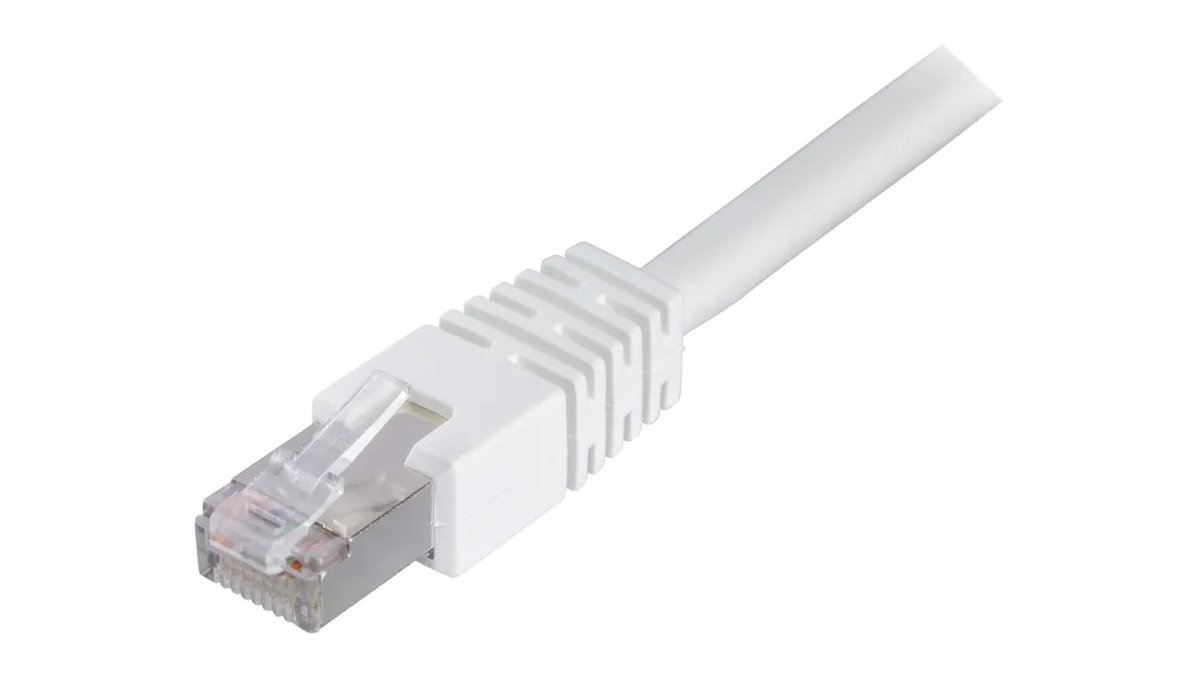 Cat6-netværkskabel, U/UTP, LSZH, 15 m, hvid, Deltaco