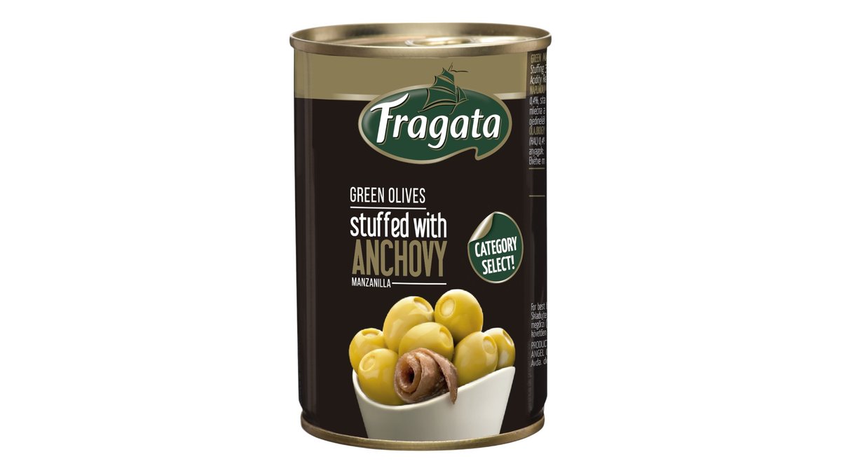 Fragata Olivy zelené s ančovičkovou náplňou, 300 g