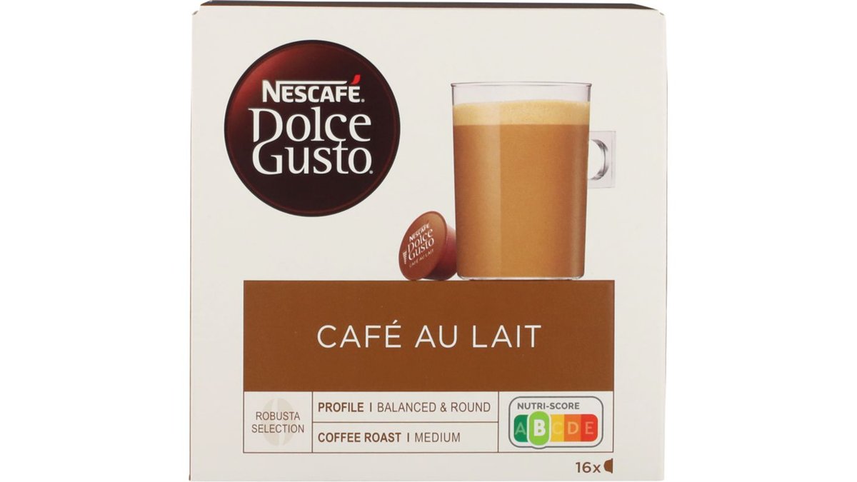 Kaffekapsler Dolce Gusto Café au Lait, Nescafé