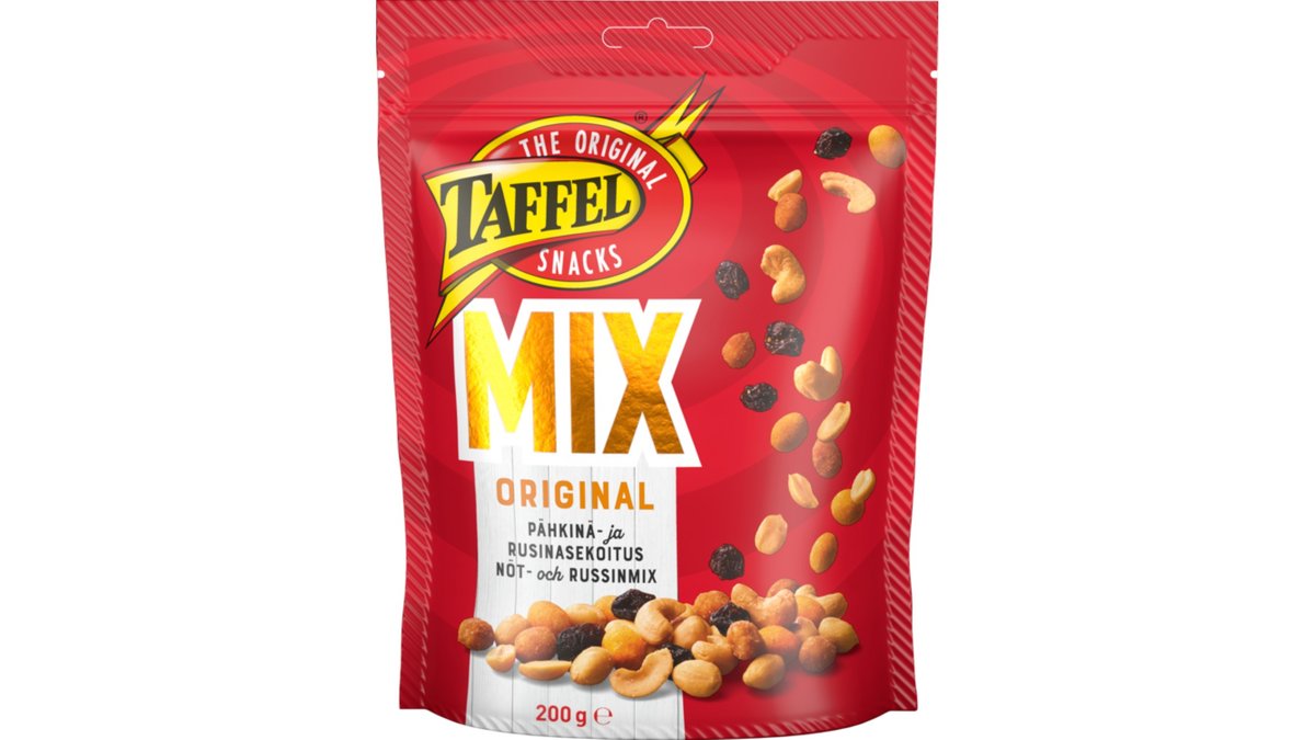Taffel Mix original pähkinä- ja rusinasekoitus 200g