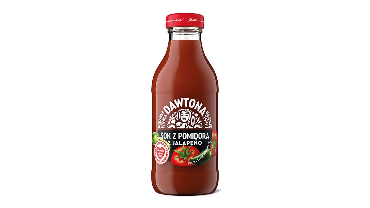 Dawtona Sok z pomidora z jalapeño 300 ml