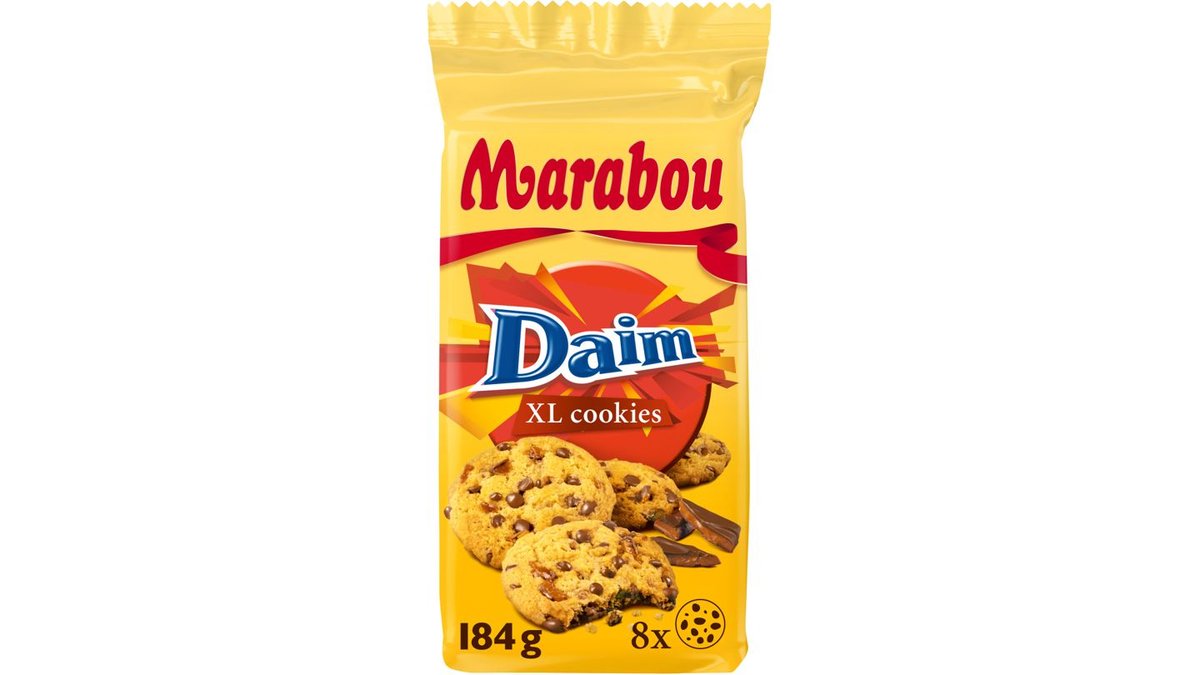 Marabou Cookies Daim XL, 184 g