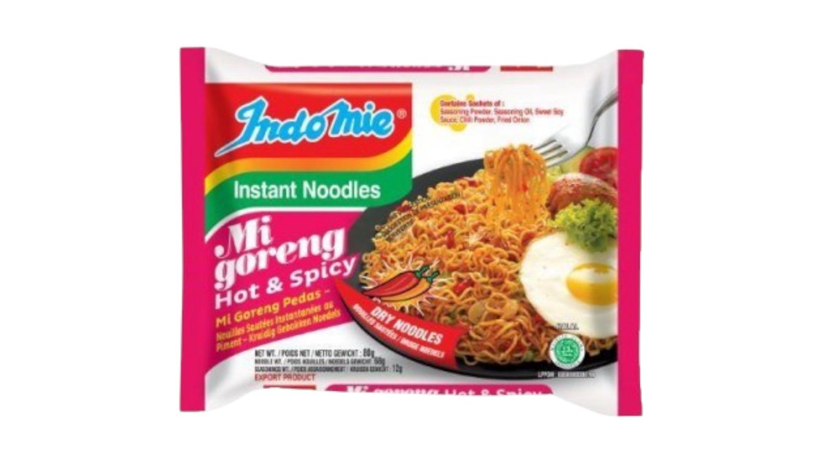 Mi Goreng hot&spicy, Indomie 80 g