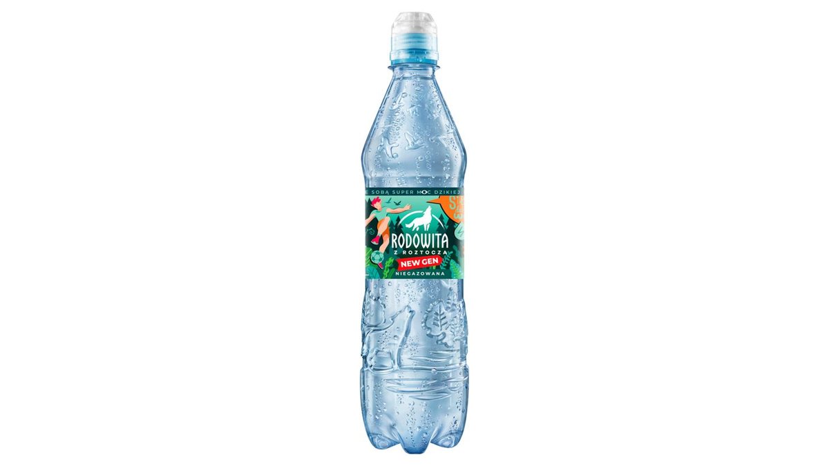 Rodowita z Roztocza New Gen Naturalna woda mineralna niegazowana 0,6 l
