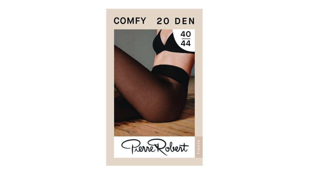 Pierre Robert Strumbyxor Comfy 20D Svart 40-44
