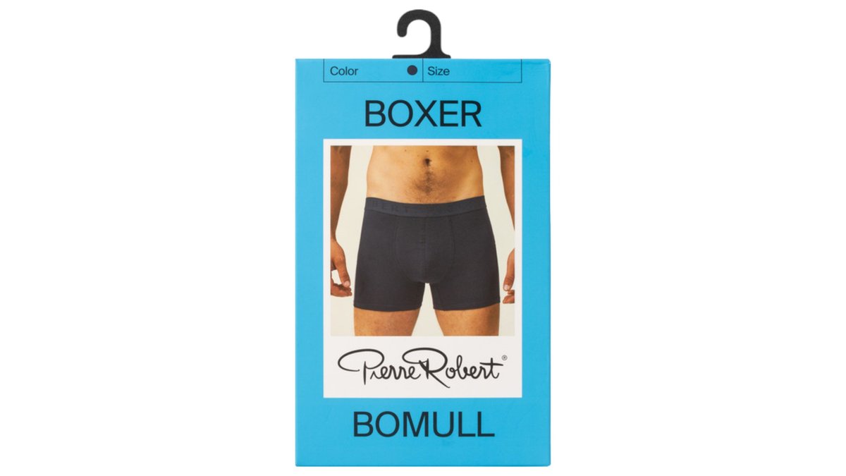 Pierre Robert Kalsonger Boxer Blå M, 1-pack