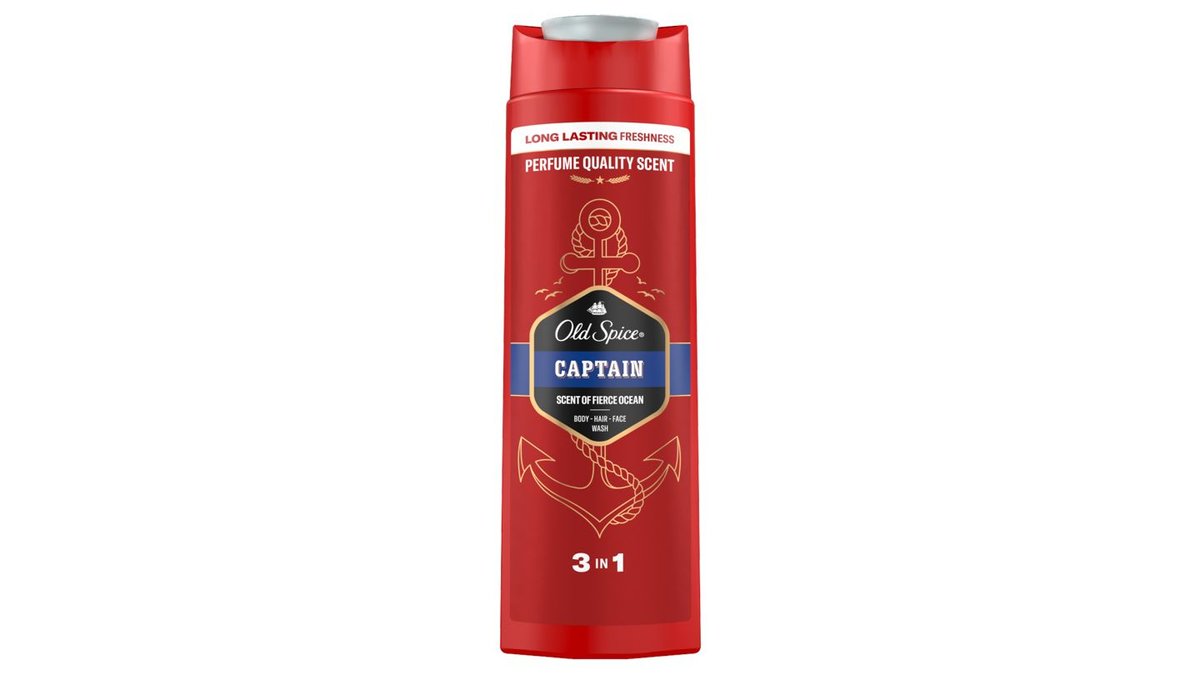 Náhled kategorie Old Spice Captain Sprchový Gel A Šampon Pro Muže  ml Dlouhotrvající Svěžest