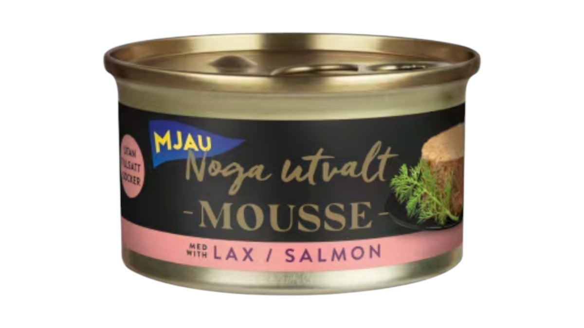 Mjau Kattmat Lax Mousse, 85 g