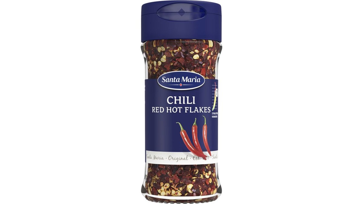 Chilipeber Flager Red Hot, Santa Maria