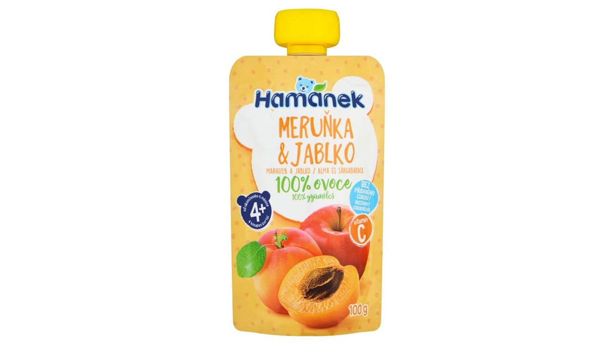 Hamánek Marhuľa a jablko 100 g