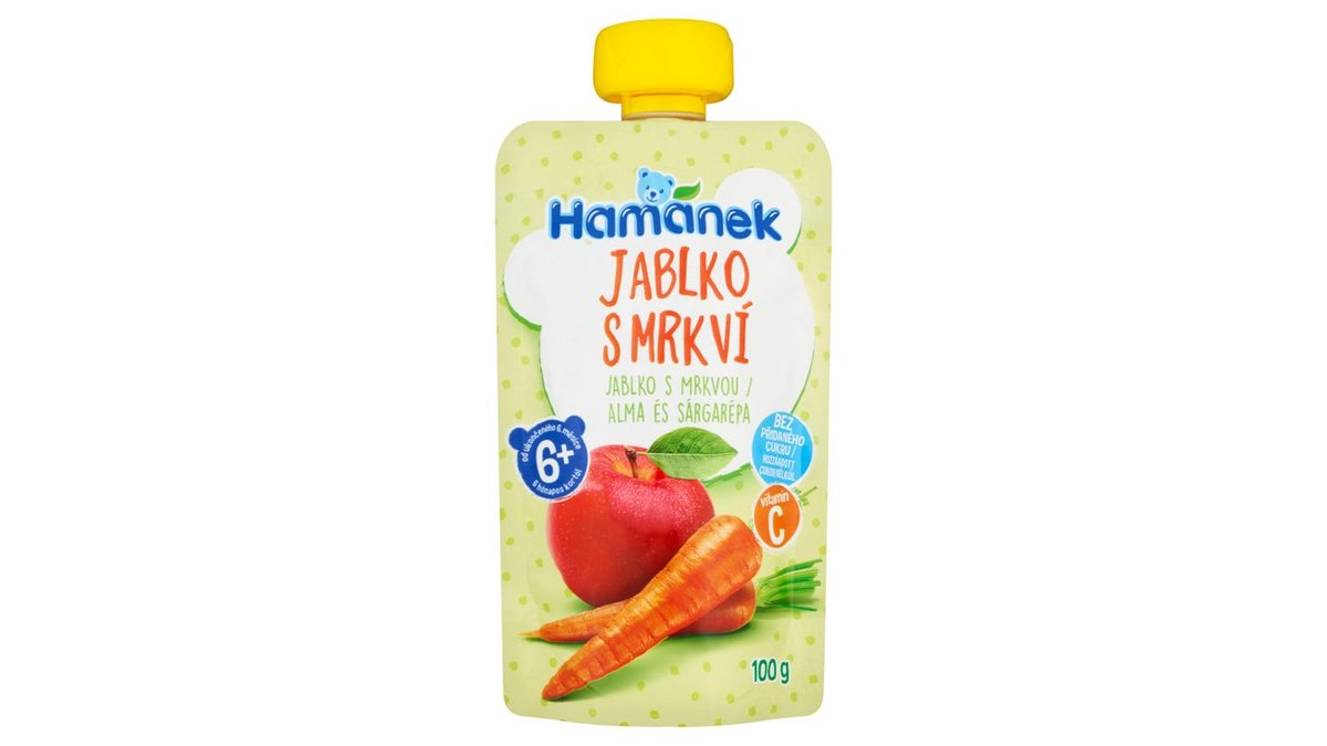 Hamánek Jablko s mrkvou 100 g