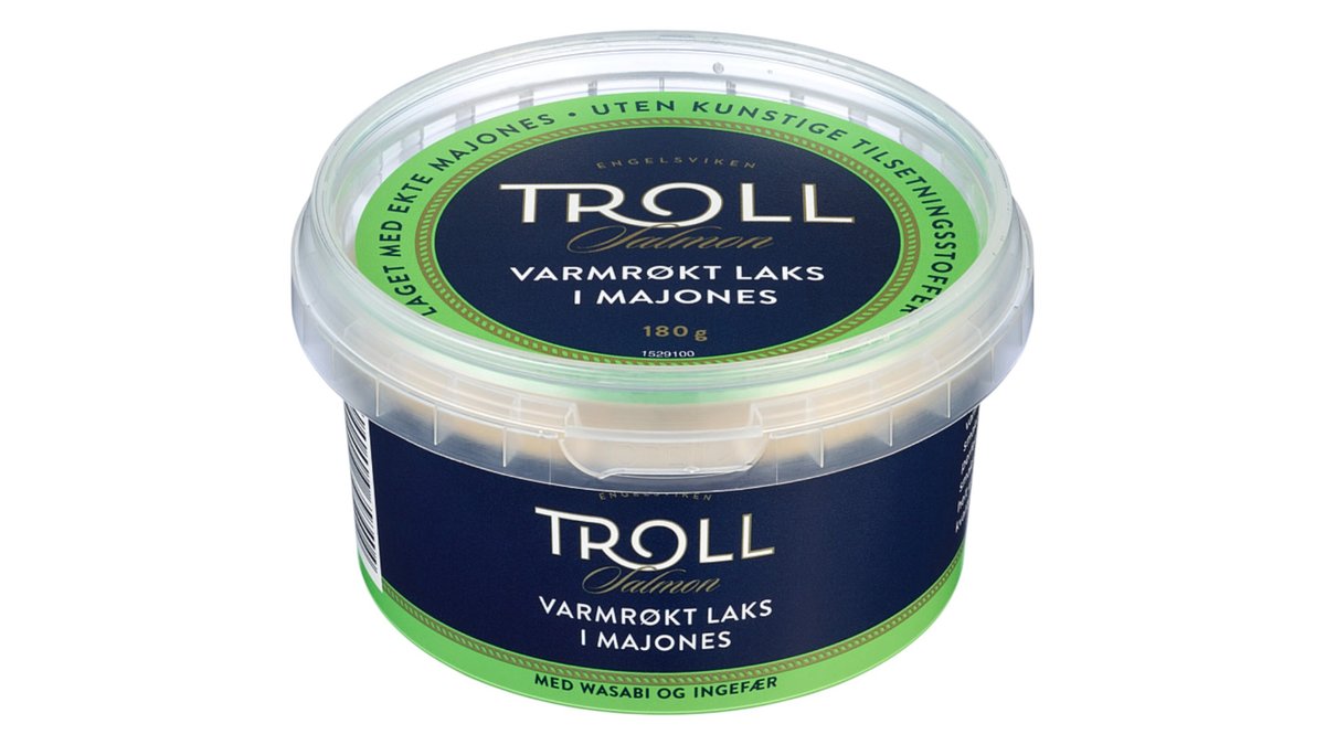 Troll Laksepålegg Wasabi & Ingefær, 180 g