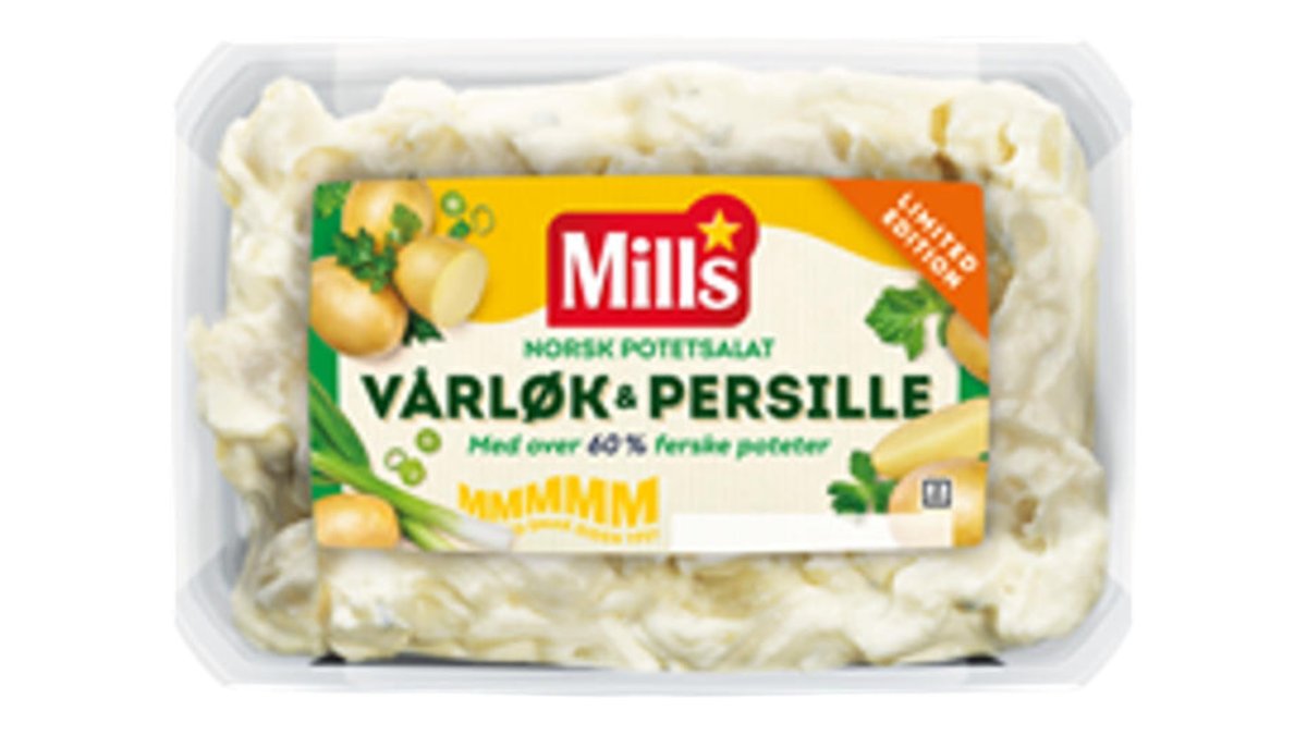 Mills Potetsalat Vårløk & Persille, 650 g