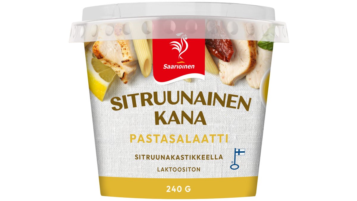 Saarioinen Sitruunainen kanapastasalaatti 240 g