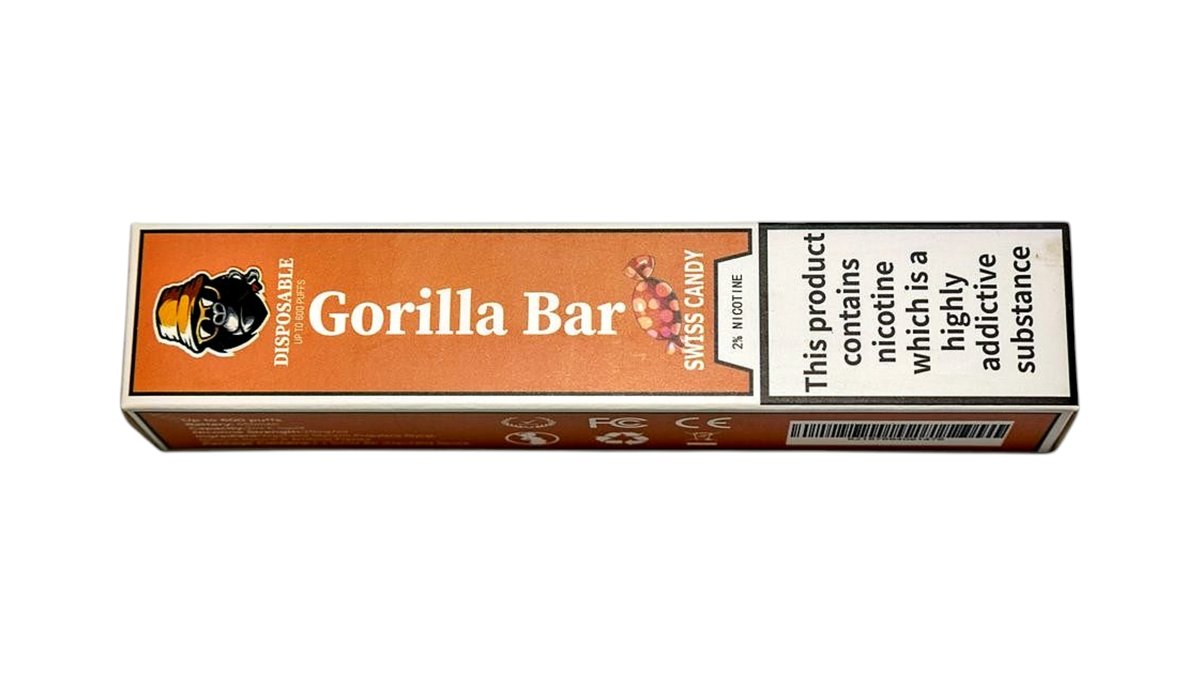 Vape Gorilla Bar 600 puffs | Collins Stationery | Wolt