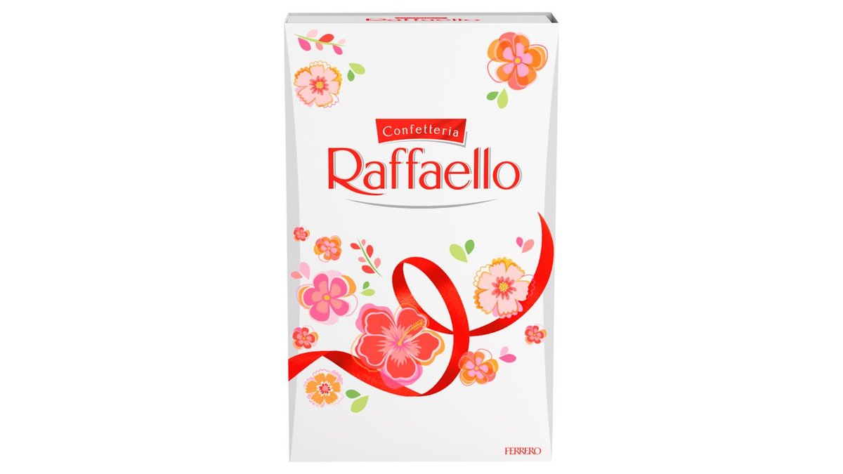 Ferrero Raffaello Chrumkavá oblátka posypaná strúhaným kokosom, s celou mandľou vo vnútri 80 g