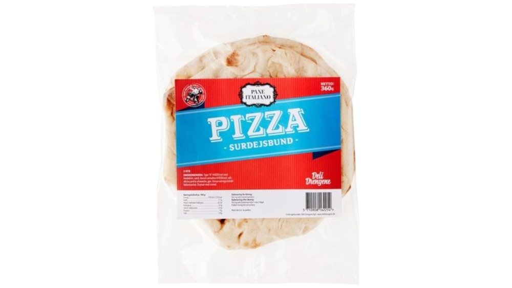 Deli Drengene Pizzabunde 2 stk 360 g