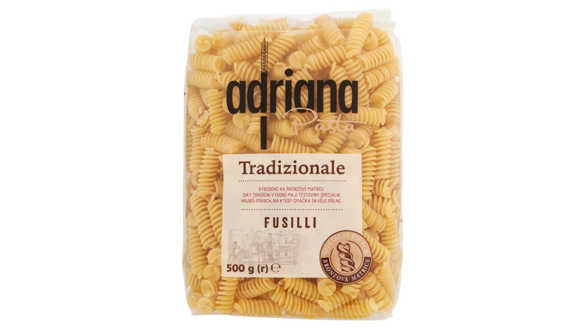 Adriana Pasta Tradizionale Fusilli cestovina semolinová sušená 500 g