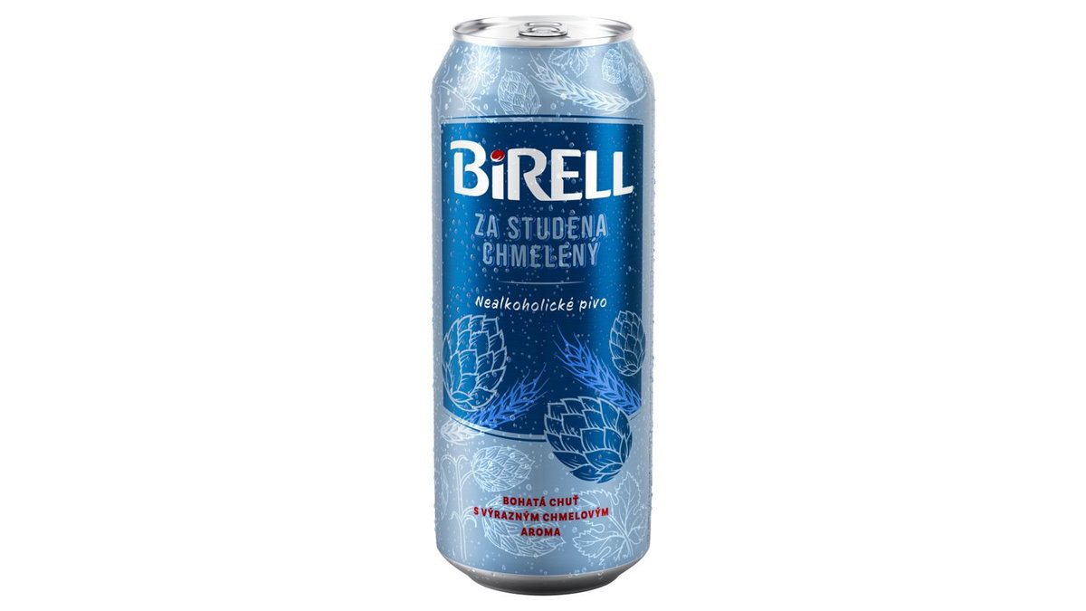 Birell Za studena chmelený nealkoholické pivo 0,5l