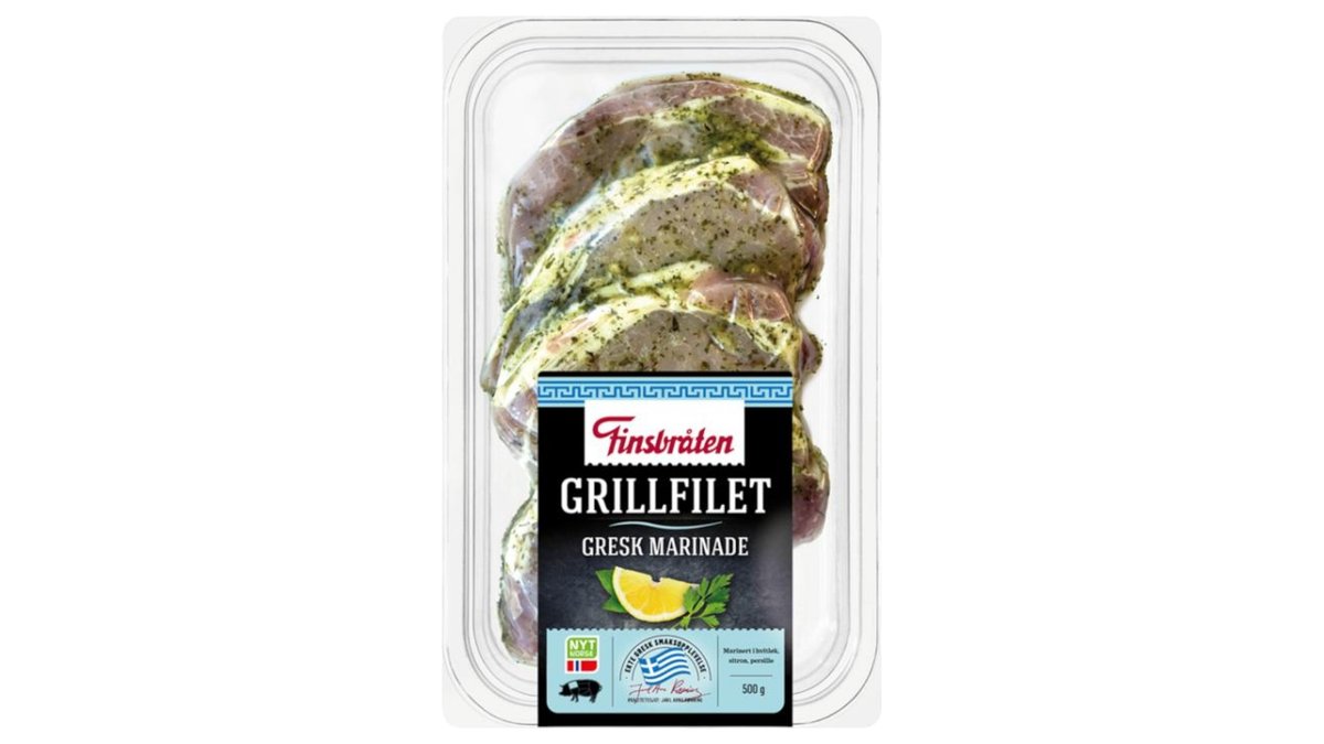 ** Finsbråten Grillfilet Gresk Marinade, 500 g