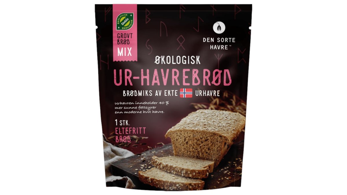 Den Sorte Havre Svarthavrebrød Mix ØKO, 510 g