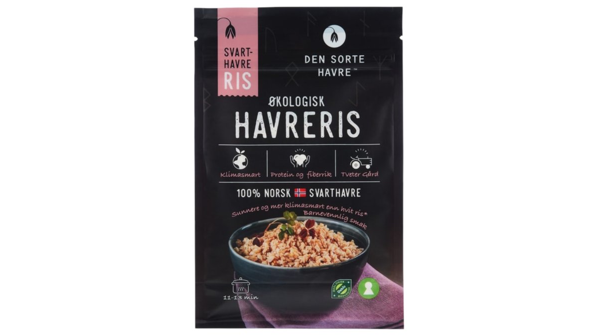 Den Sorte Havre Havreris ØKO, 500 g