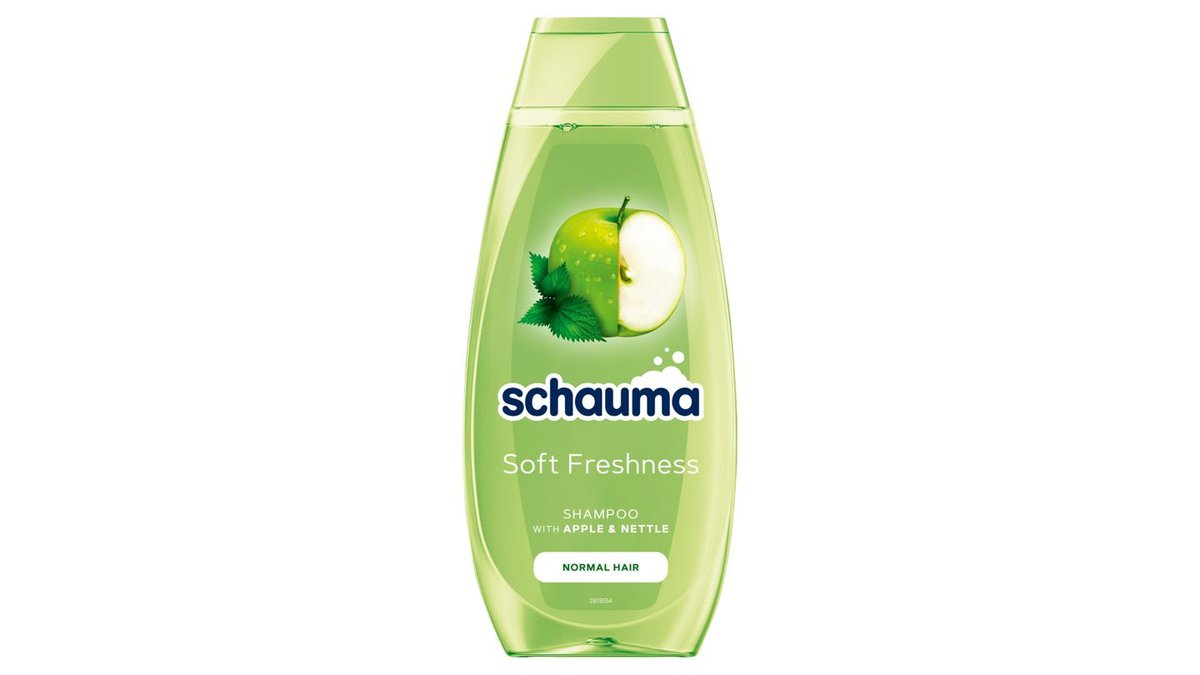 Schauma Soft Freshness Szampon do włosów normalnych jabłko & pokrzywa 400 ml