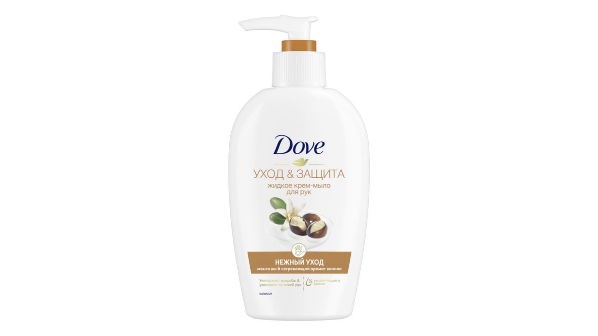 Dove жидкое крем-мыло Нежный уход для рук 250 мл