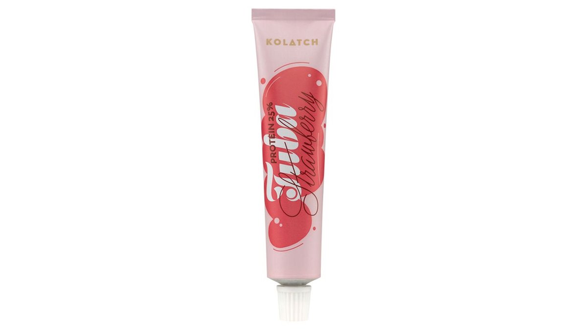 Kolatch Tuba dezertný krém s proteínom a jahodami 45 g