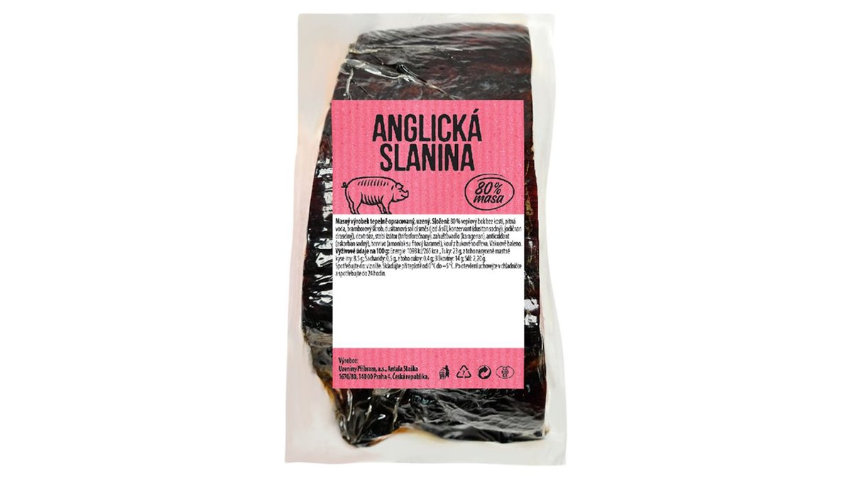 Anglická slanina 500g
