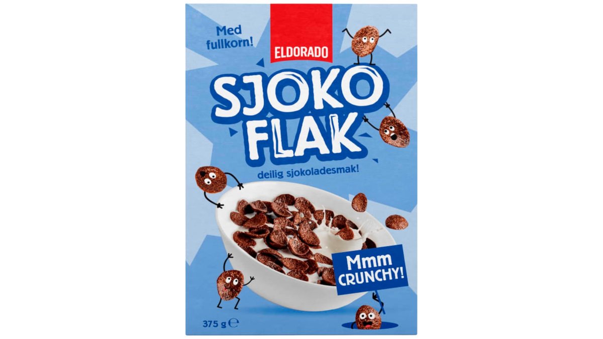 Eldorado Frokostblanding Sjokoflak, 375 g