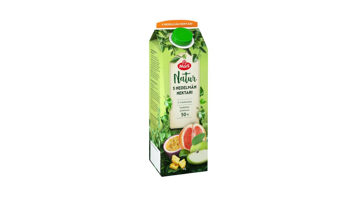 Marli Natur Viisi Hedelmää nektari 1 L