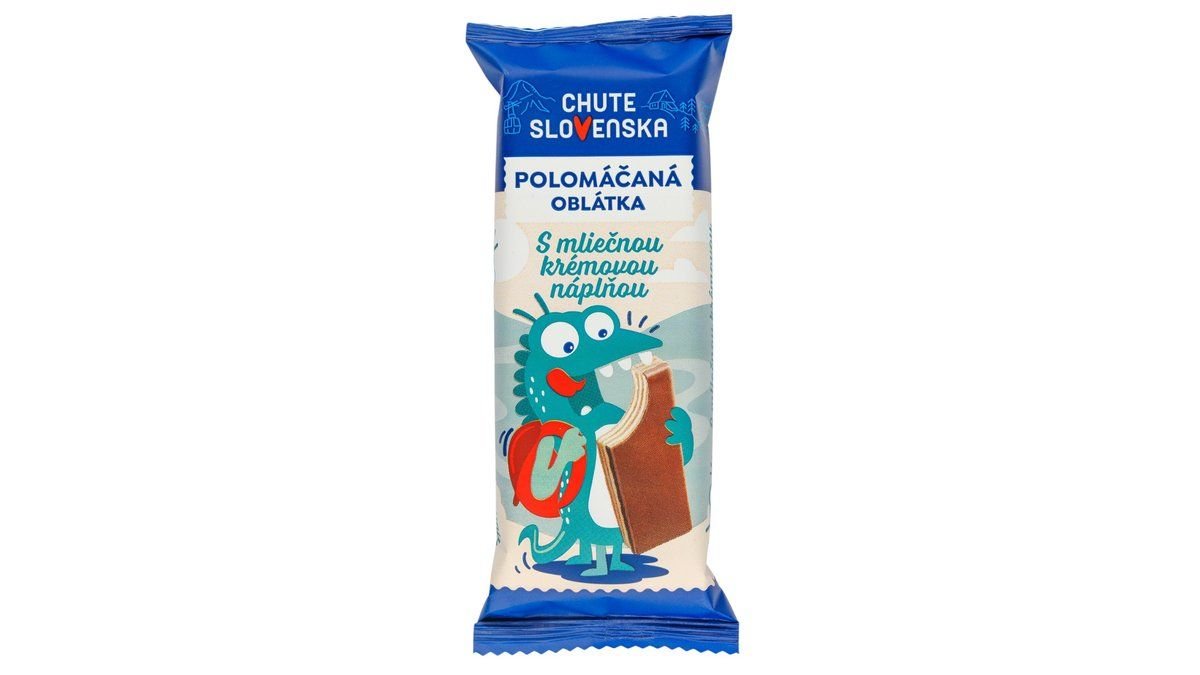 CHUTE SLOVENSKA Oblátka mliečna polomáčaná 50g