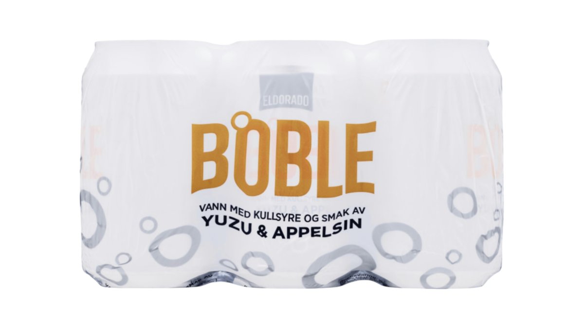 Eldorado Boble Vann Yuzu & Appelsin,  6x330 ml